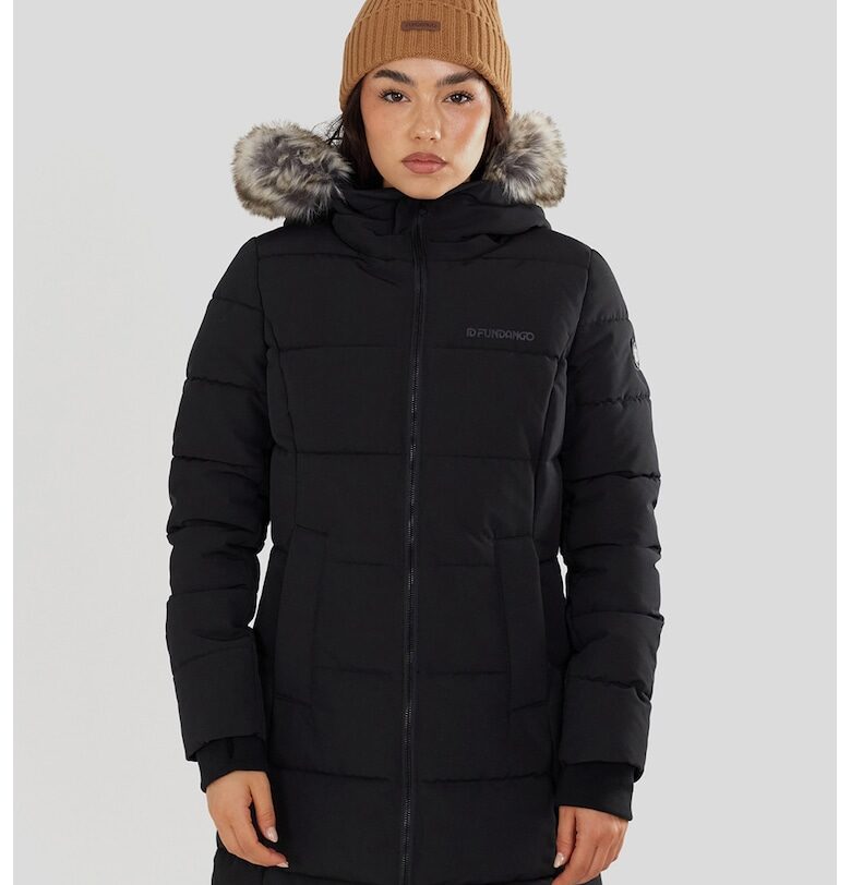 Зимно капитонирано яке Melody - Черен Fundango