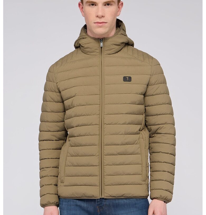 Зимно капитонирано яке с джобове - Каки Trussardi