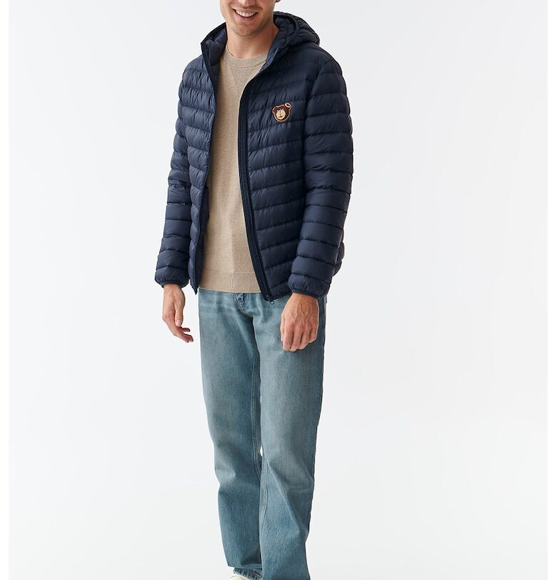 Зимно капитонирано яке с качулка - Тъмносин Tatuum