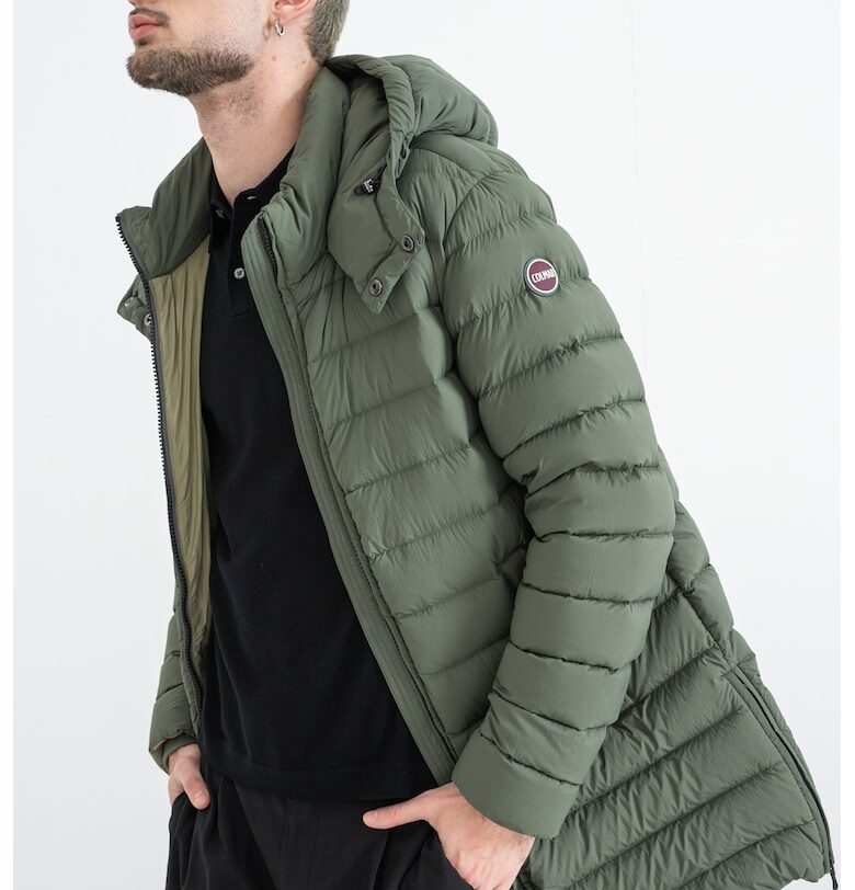 Зимно капитонирано яке с пухена вата - Бледо каки Colmar