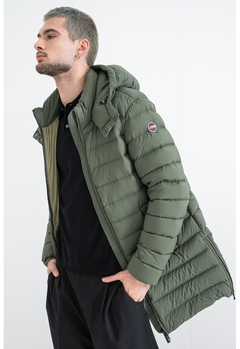 Зимно капитонирано яке с пухена вата - Бледо каки Colmar