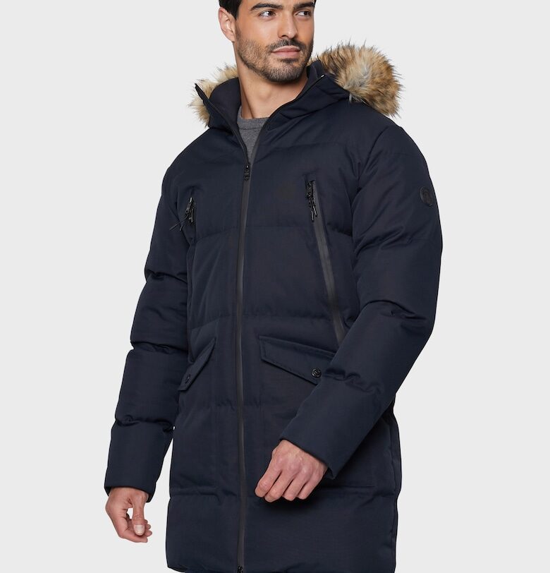 Зимно миди яке Renfield 8035 с качулка Threadbare