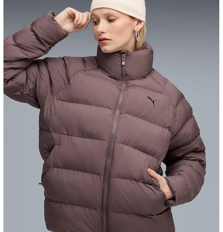 Зимно непромокаемо яке с ръкави реглан - Бледовиолетов Puma