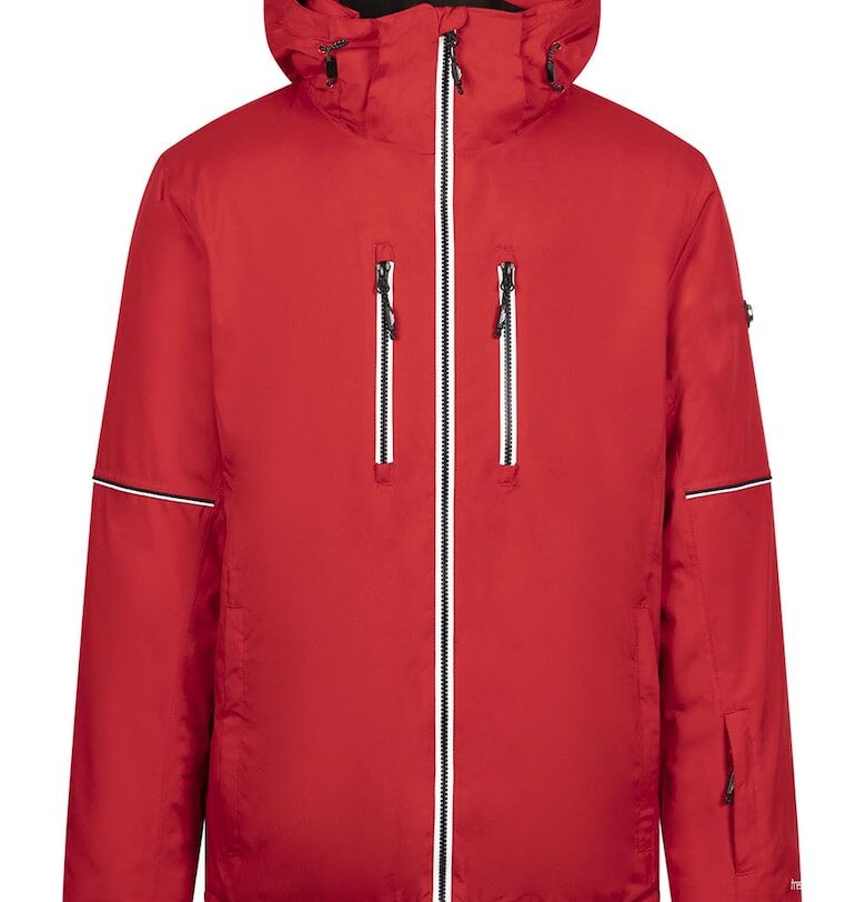 Зимно ски яке Joseph с джобове на гърдите - Аленочервен Trespass