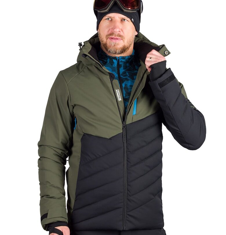 Зимно ски яке Zygmunt с качулка - Черен/Каки NORTHFINDER