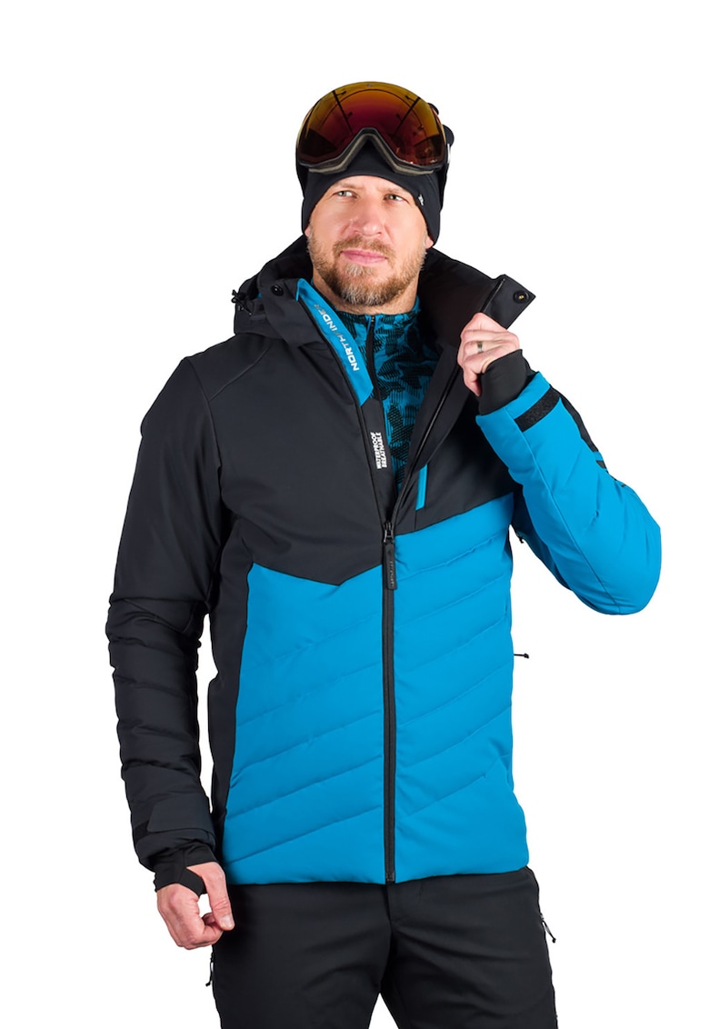 Зимно ски яке Zygmunt с качулка - Черен/Син NORTHFINDER