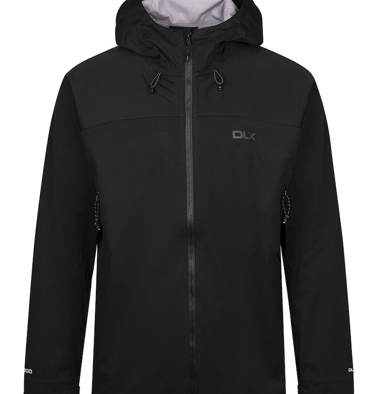 Зимно трекинг яке с джобове встрани - Черен Trespass