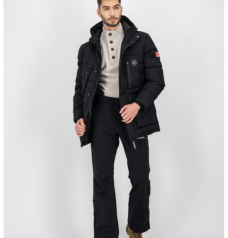 Зимно яке Albertana с качулка - Черен Anapurna