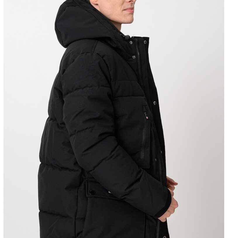 Зимно яке Alberteak с качулка - Черен Canadian Peak