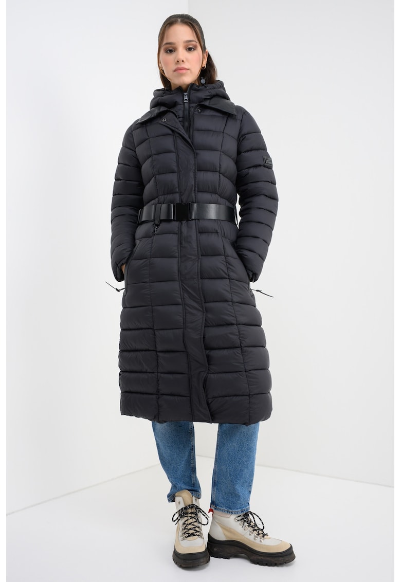 Зимно яке Artema Double с цип - Черен Geographical Norway