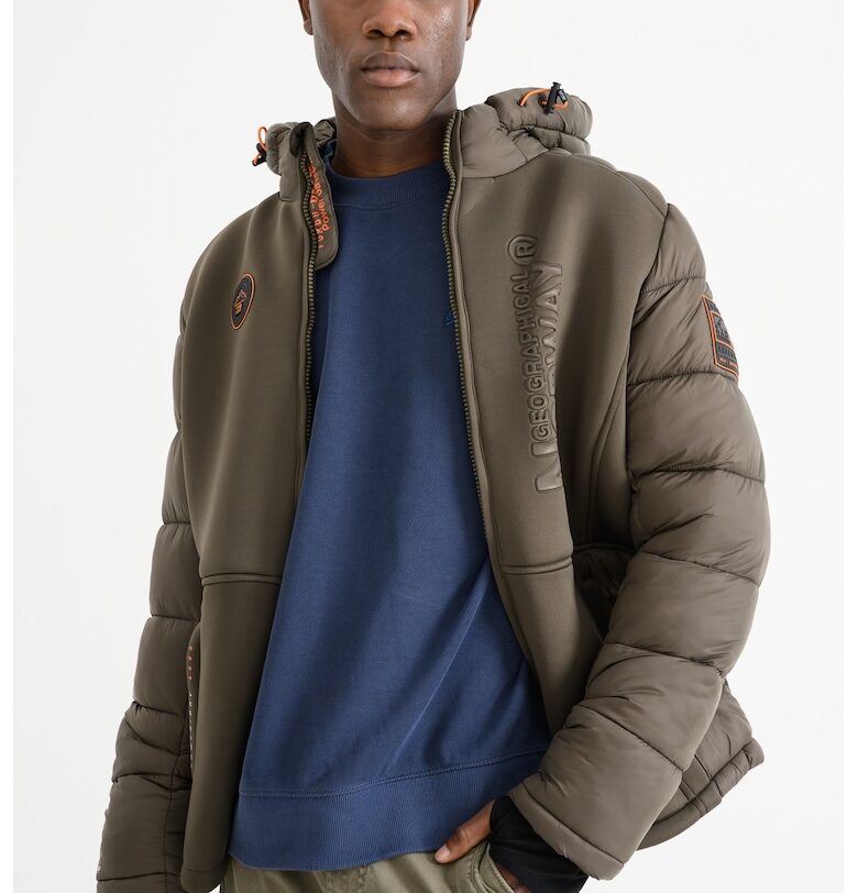 Зимно яке Bafare с качулка - Каки Geographical Norway