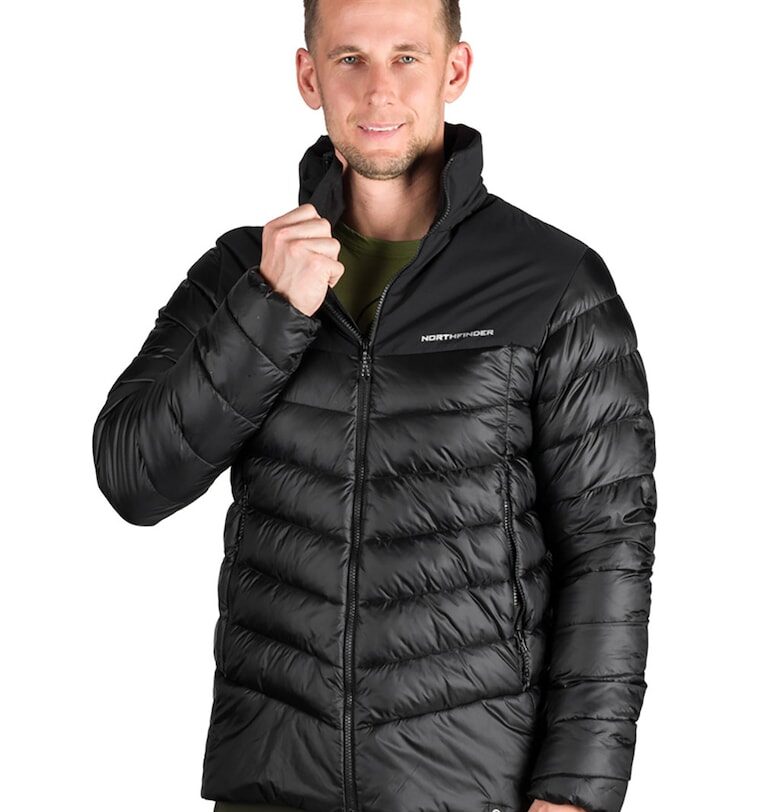 Зимно яке Bertram за хайкинг и трекинг - Черен NORTHFINDER