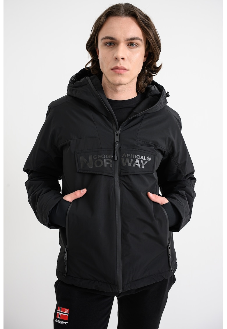 Зимно яке Buldozer с цепки за палеца - Черен Geographical Norway