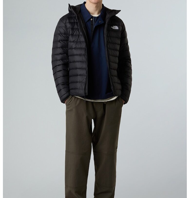 Зимно яке Classic с пухена вата и качулка - Черен The North Face