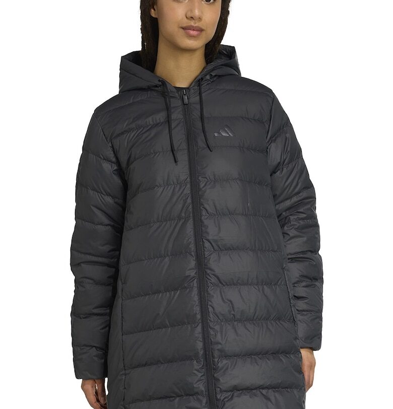 Зимно яке Essentials CLIMAWARM с пухена вата - Черен adidas Sportswear