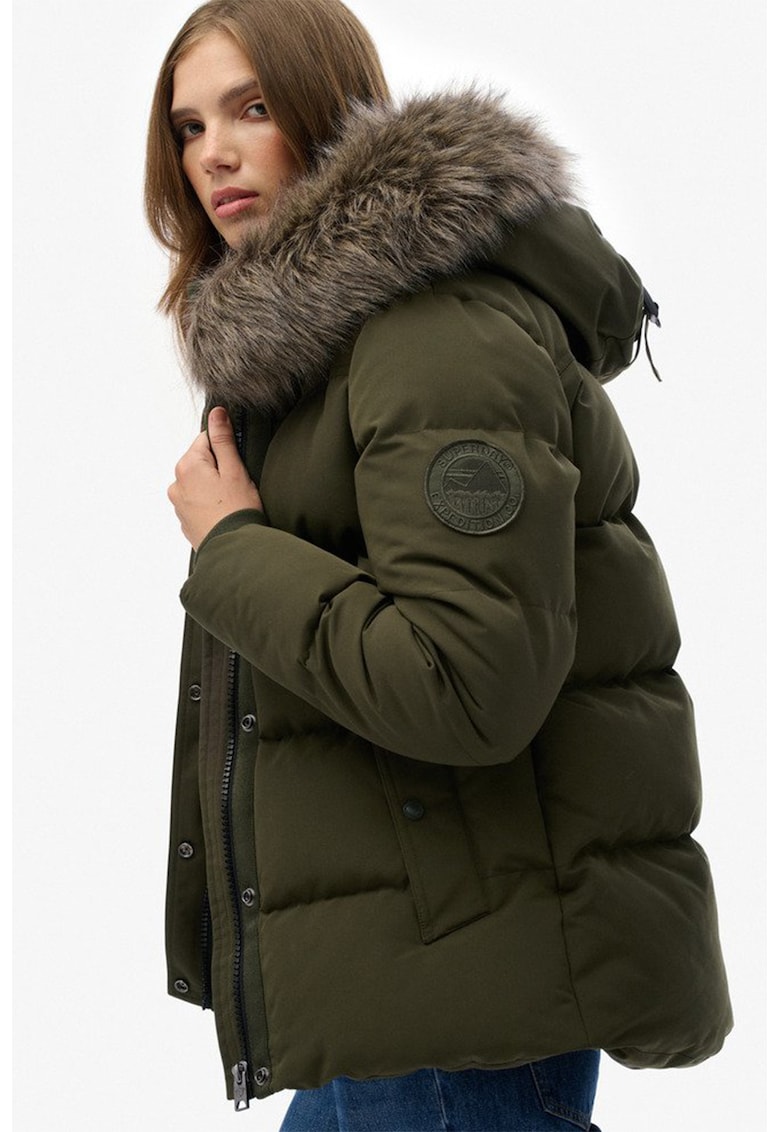 Зимно яке Everst 5 Baffle с еко пух - Каки Superdry Co