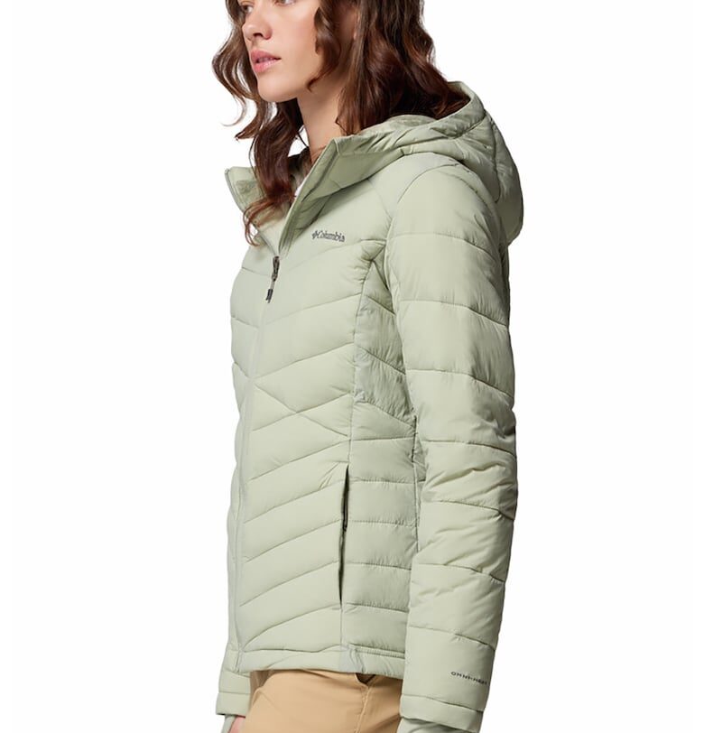 Зимно яке Joy Peak II с качулка - Бледозелен Columbia