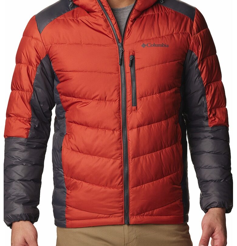 Зимно яке Labyrinth Loop с качулка - Черен/Тъмночервен Columbia