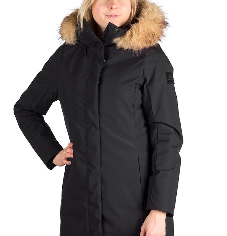 Зимно яке Laney с джобове и цип - Черен NORTHFINDER