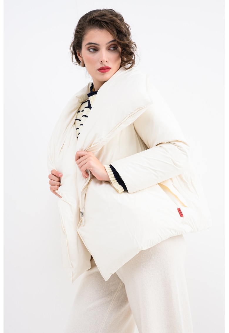 Зимно яке Mascia с пухена вата - Бял MaxCo