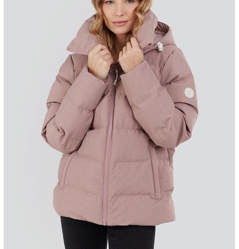 Зимно яке Mirabelle с отделяща се качулка - Бледа лила Fundango