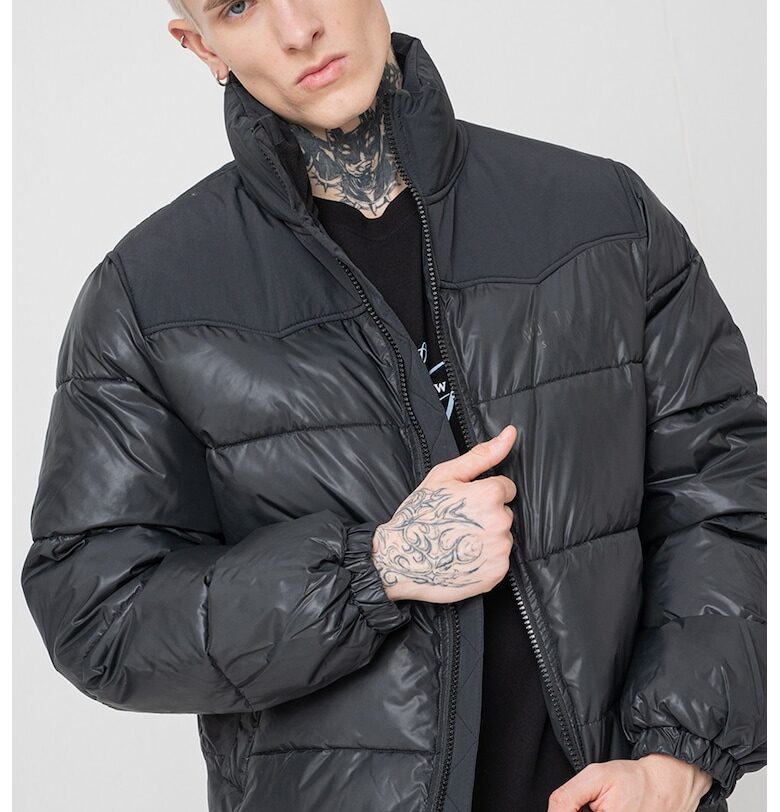 Зимно яке Oakfield с цип - Черен Mustang