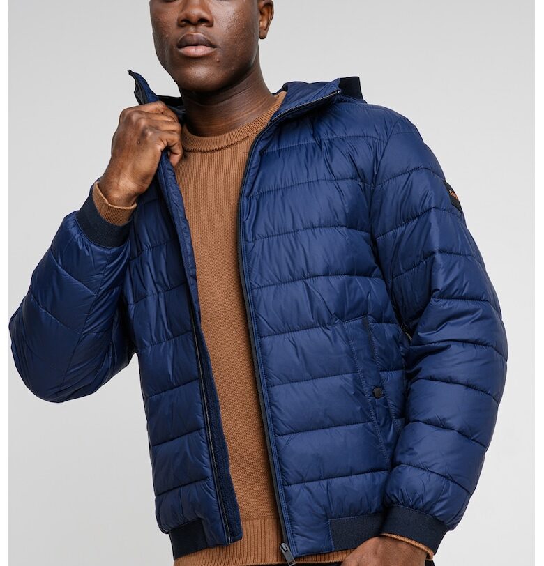 Зимно яке Odenis със стандартна кройка - Тъмносин BOSS