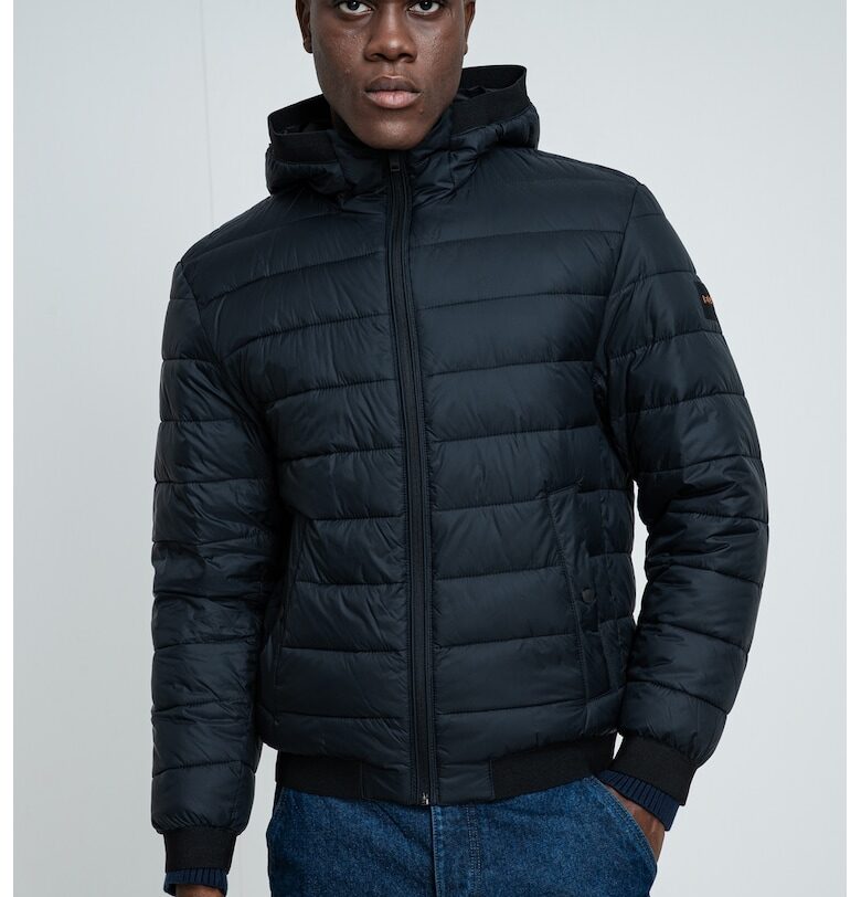 Зимно яке Odenis със стандартна кройка - Черен BOSS