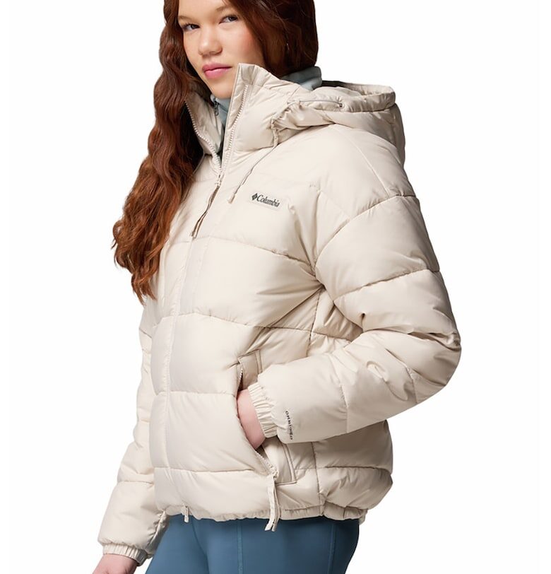 Зимно яке Pike Lake III с качулка - Крем Columbia