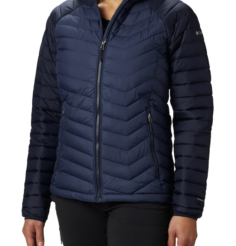 Зимно яке Powder Lite за хайкинг - Тъмносин Columbia