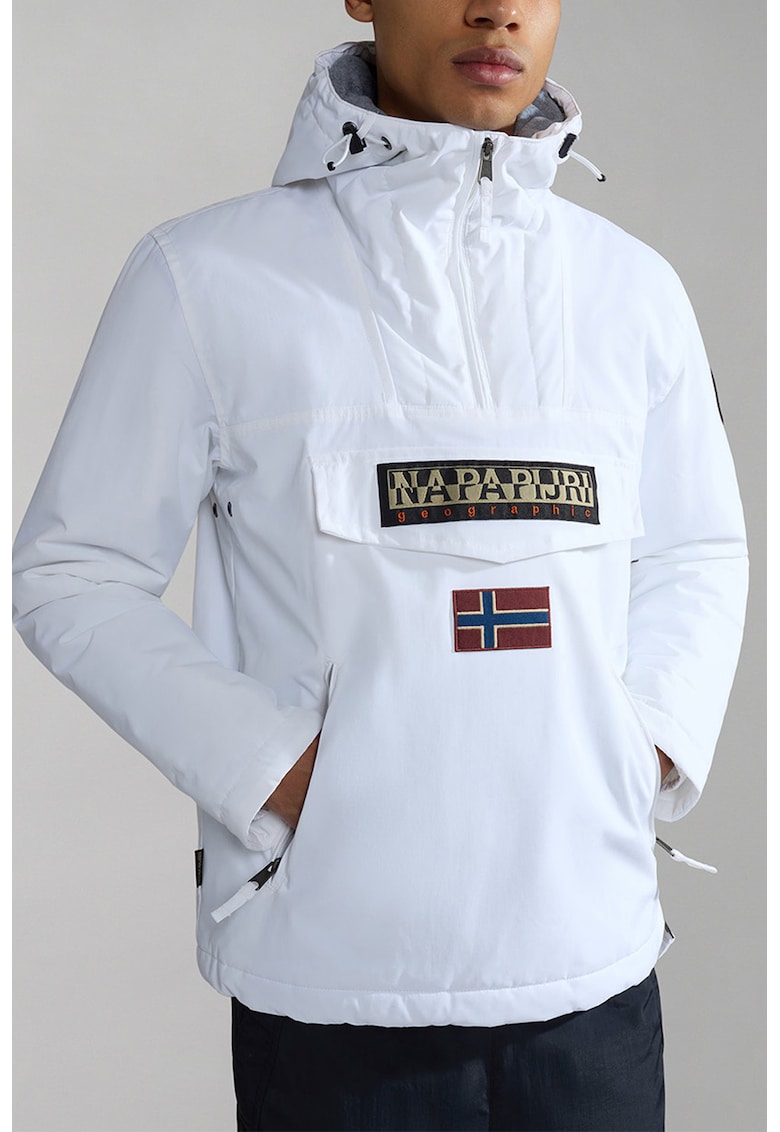 Зимно яке Rainforest с лого - Бял Napapijri