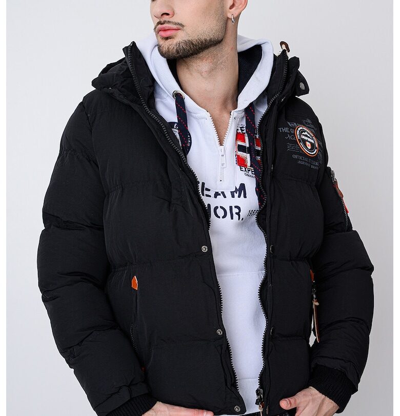 Зимно яке Verana с лого - Черен/Оранжев Anapurna