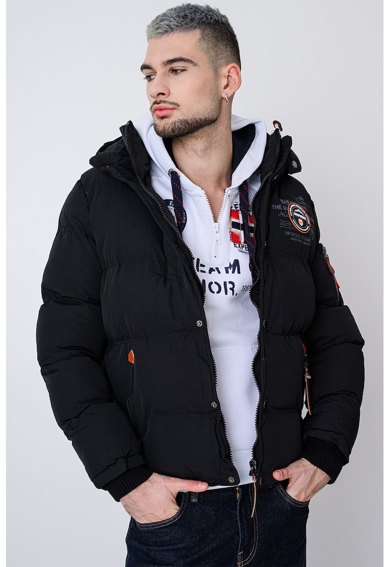 Зимно яке Verana с лого - Черен/Оранжев Anapurna