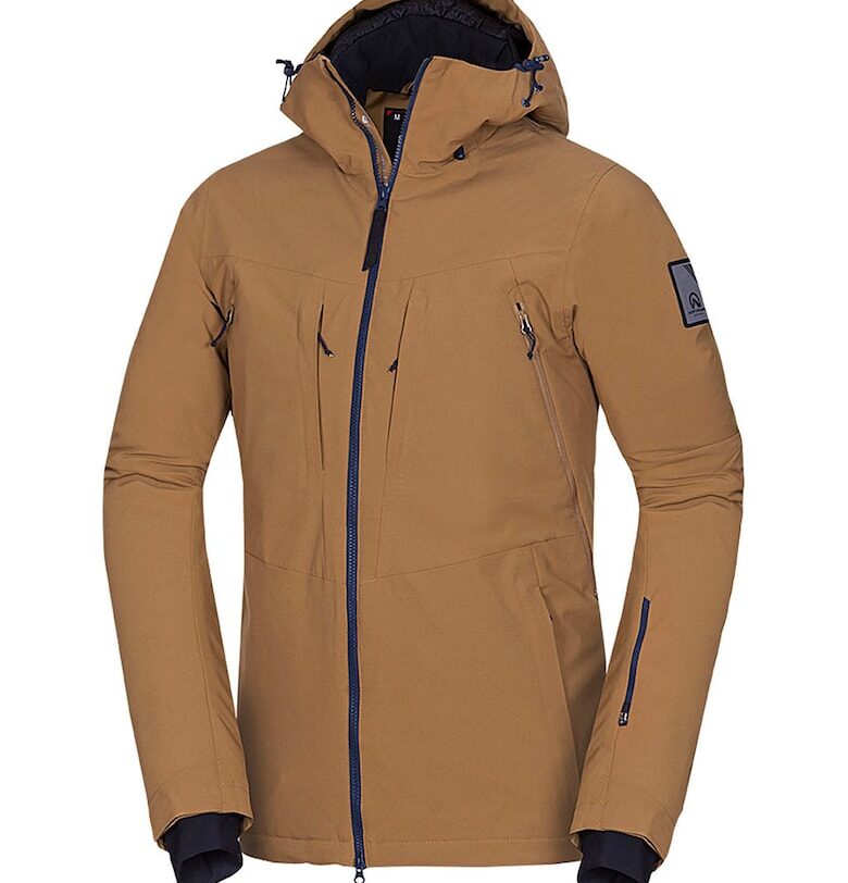 Зимно яке за трекинг Bodie с качулка - Кафяв NORTHFINDER
