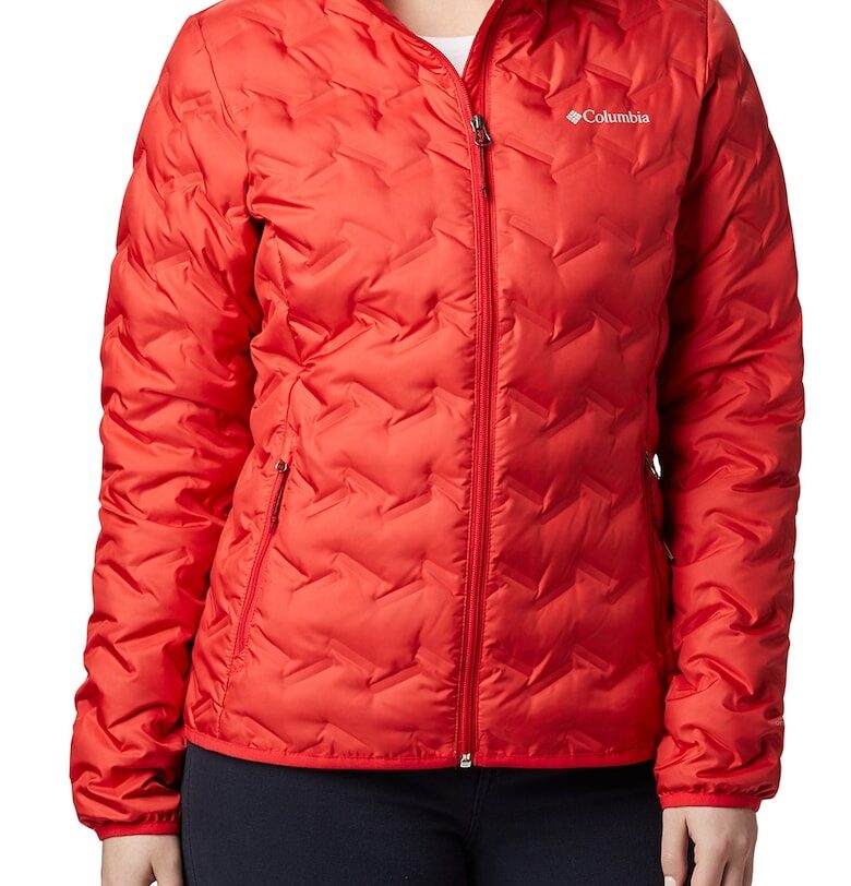 Зимно яке за хайкинг Delta Ridge™ с пухена вата - Червен Columbia