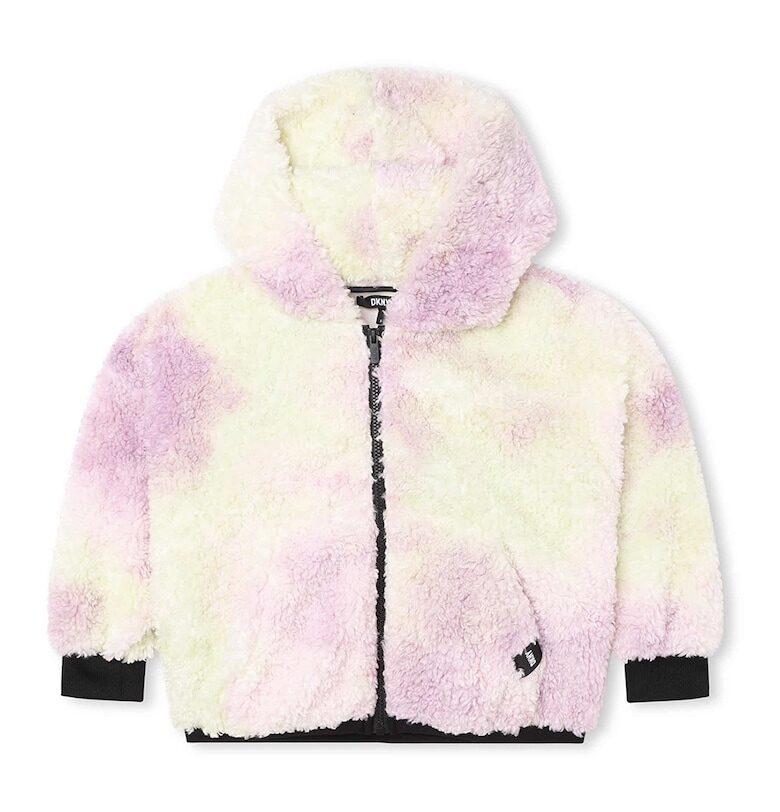 Зимно яке от еко вълна - Жълт/Лилав DKNY