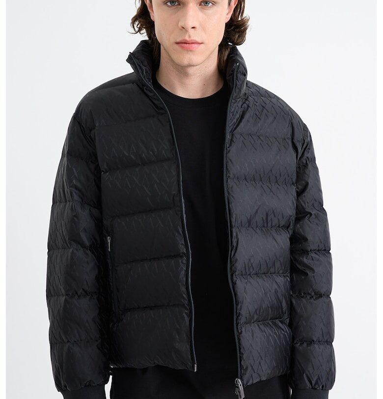 Зимно яке с висока яка - Черен ARMANI EXCHANGE