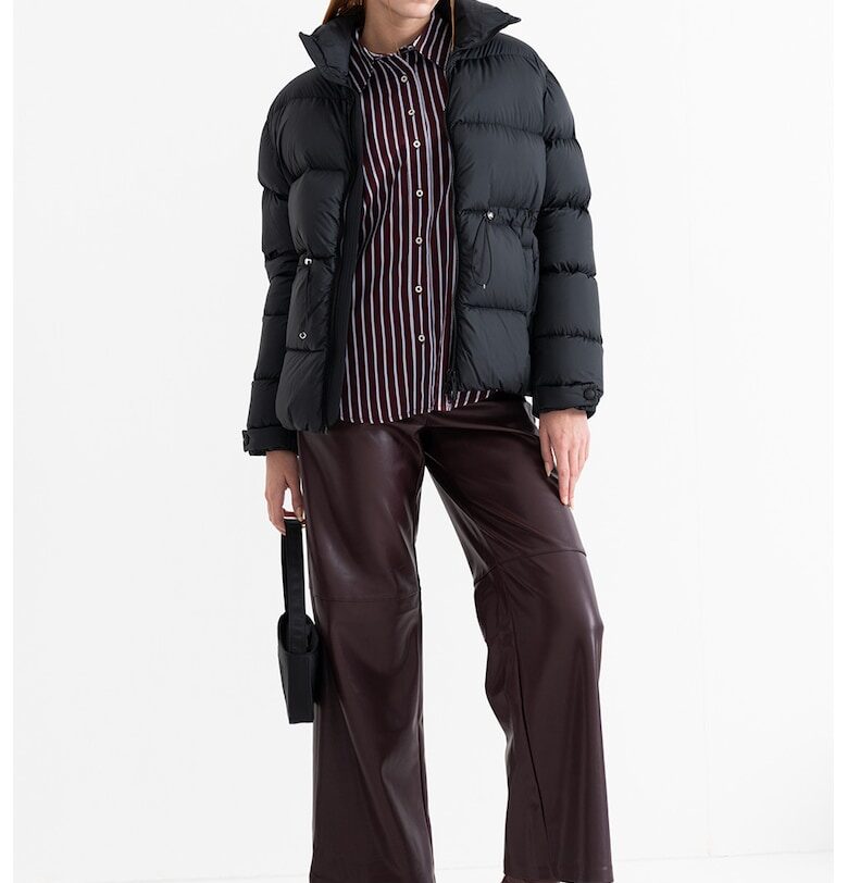 Зимно яке с висока яка - Черен Colmar