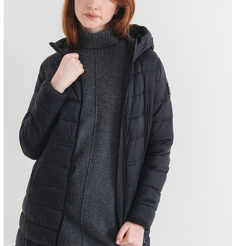 Зимно яке с джобове встрани - Черен Pepe Jeans London