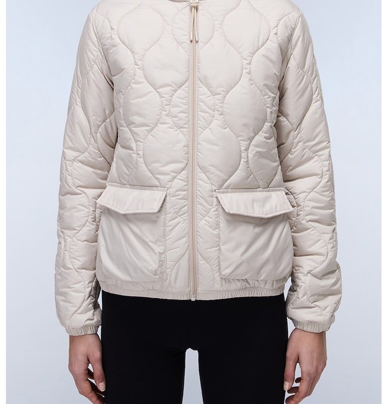 Зимно яке с джобове с капачета - Крем Napapijri