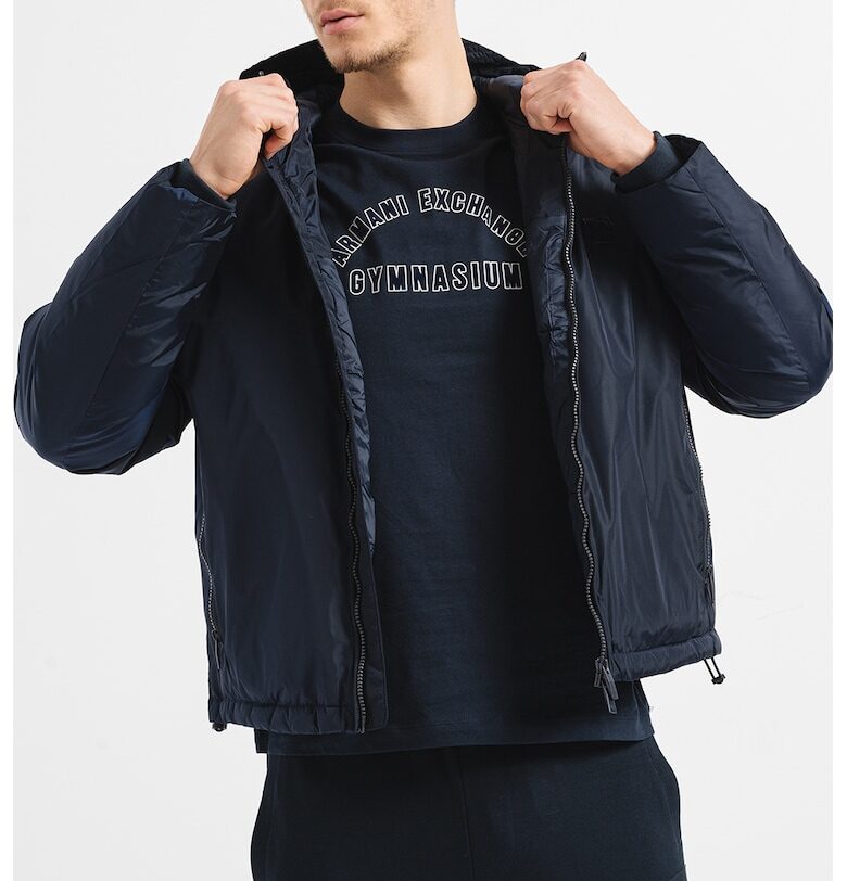 Зимно яке с джобове с цип ARMANI EXCHANGE