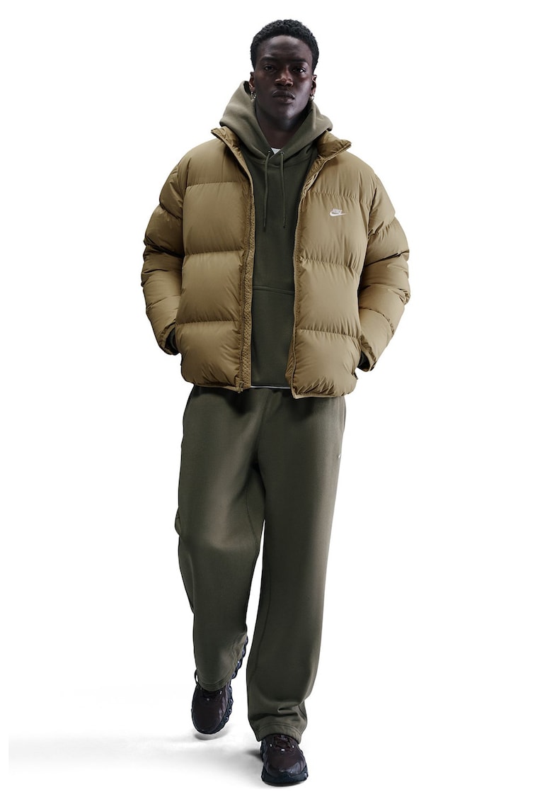 Зимно яке с джобове с цип - Тъмнобежово Nike