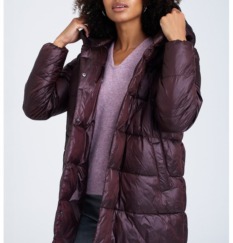 Зимно яке с дизайн 2 в 1 - Тъмновиолетов GreenPoint