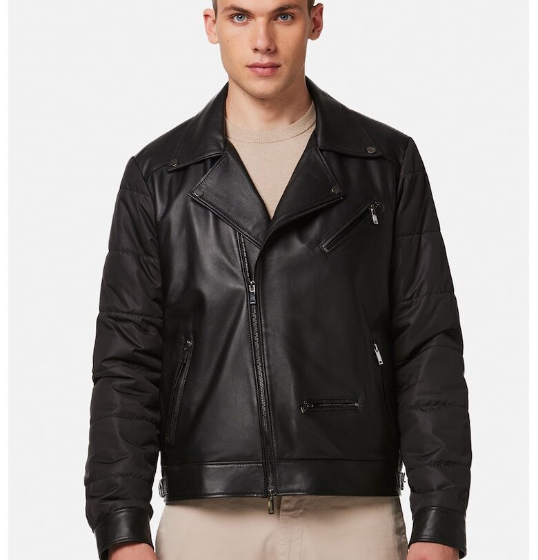 Зимно яке с дизайн 2 в 1 - Черен AA Vesa