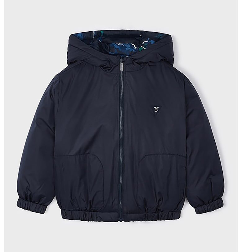 Зимно яке с еко пух - Бял/Тъмносин Mayoral