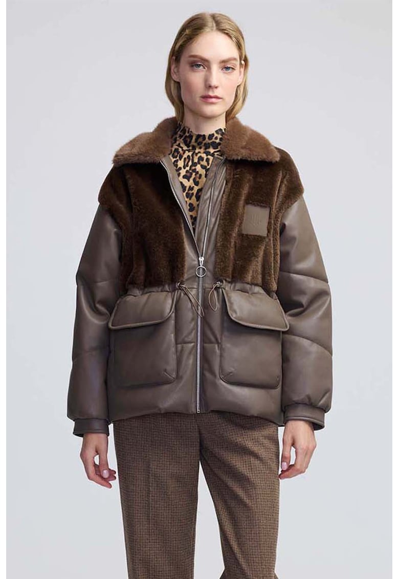 Зимно яке с еко пух - Кафяв Ipekyol