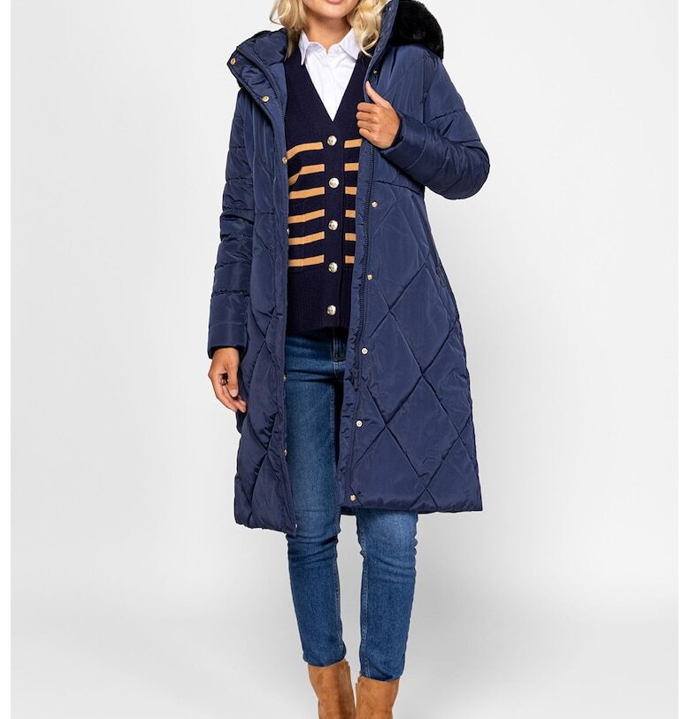 Зимно яке с еко пух - Тъмносин Heavy Tools