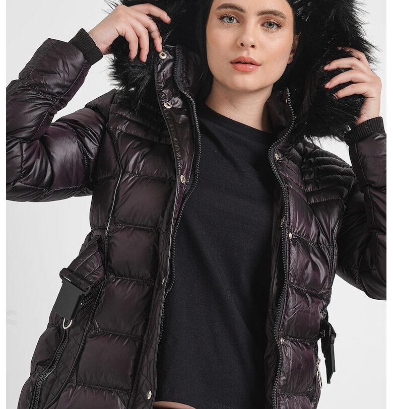 Зимно яке с еко пух - Черен Canadian Peak