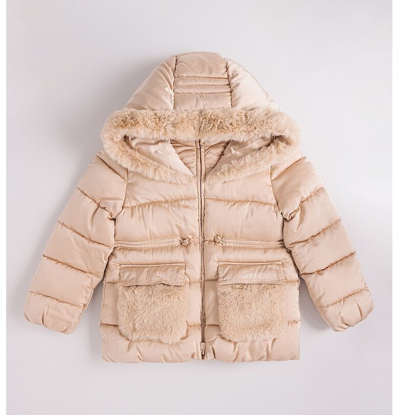 Зимно яке с качулка - Бежов Abel  Lula