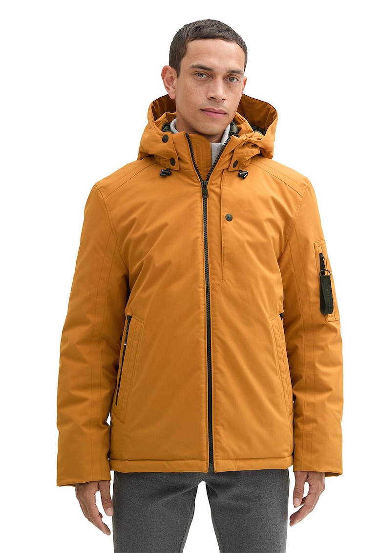 Зимно яке с качулка - Изгорен портокал Tom Tailor